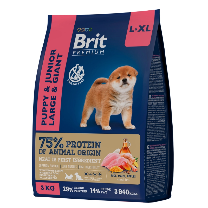 Brit Premium Dog Puppy and Junior Large and Giant  15кг