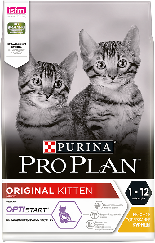 PRO PLAN Original Kitten с курицей, 400 гр