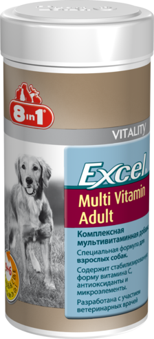 Эксель Мультивитамины для взрослых собак, 70 таб. (арт.108665)