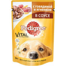 Pedigree с Говядиной и Ягненком в Соусе 100гр