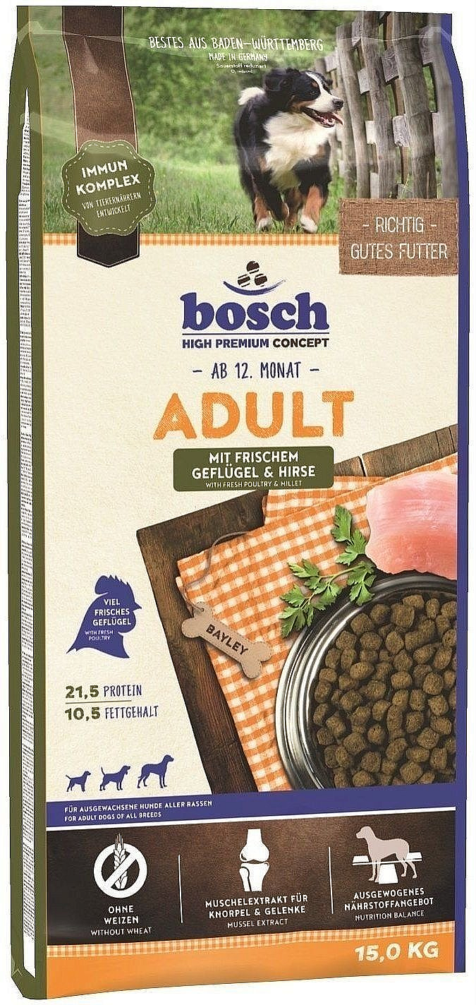 Bosch Adult с птицей и просом для взрослых собак 3 кг
