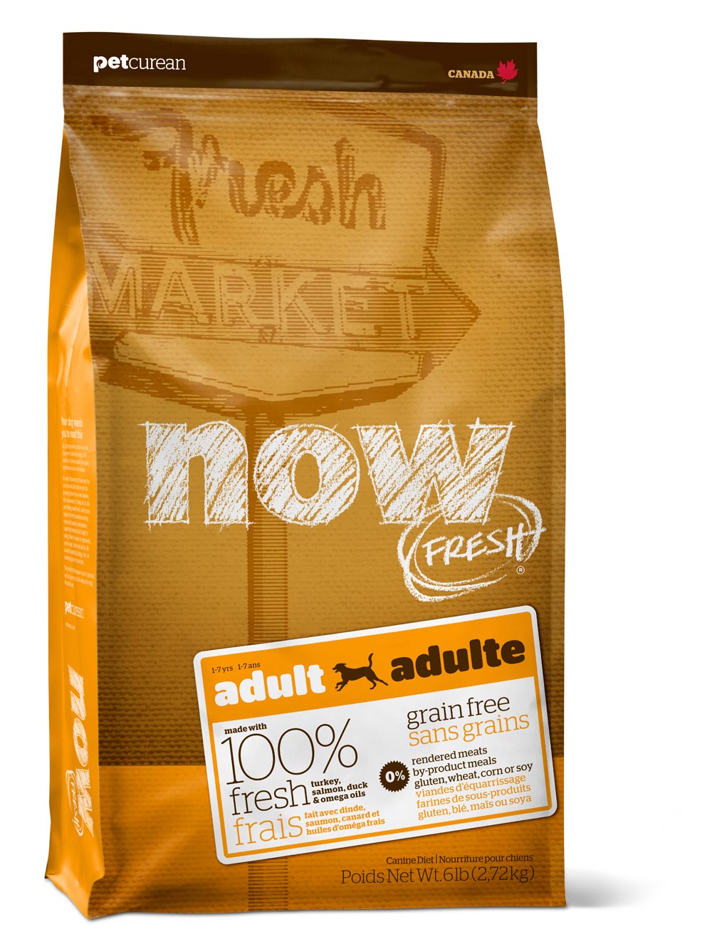 NOW FRESH™ для собак всех пород с Индейкой, Уткой и овощами 2,72 кг
